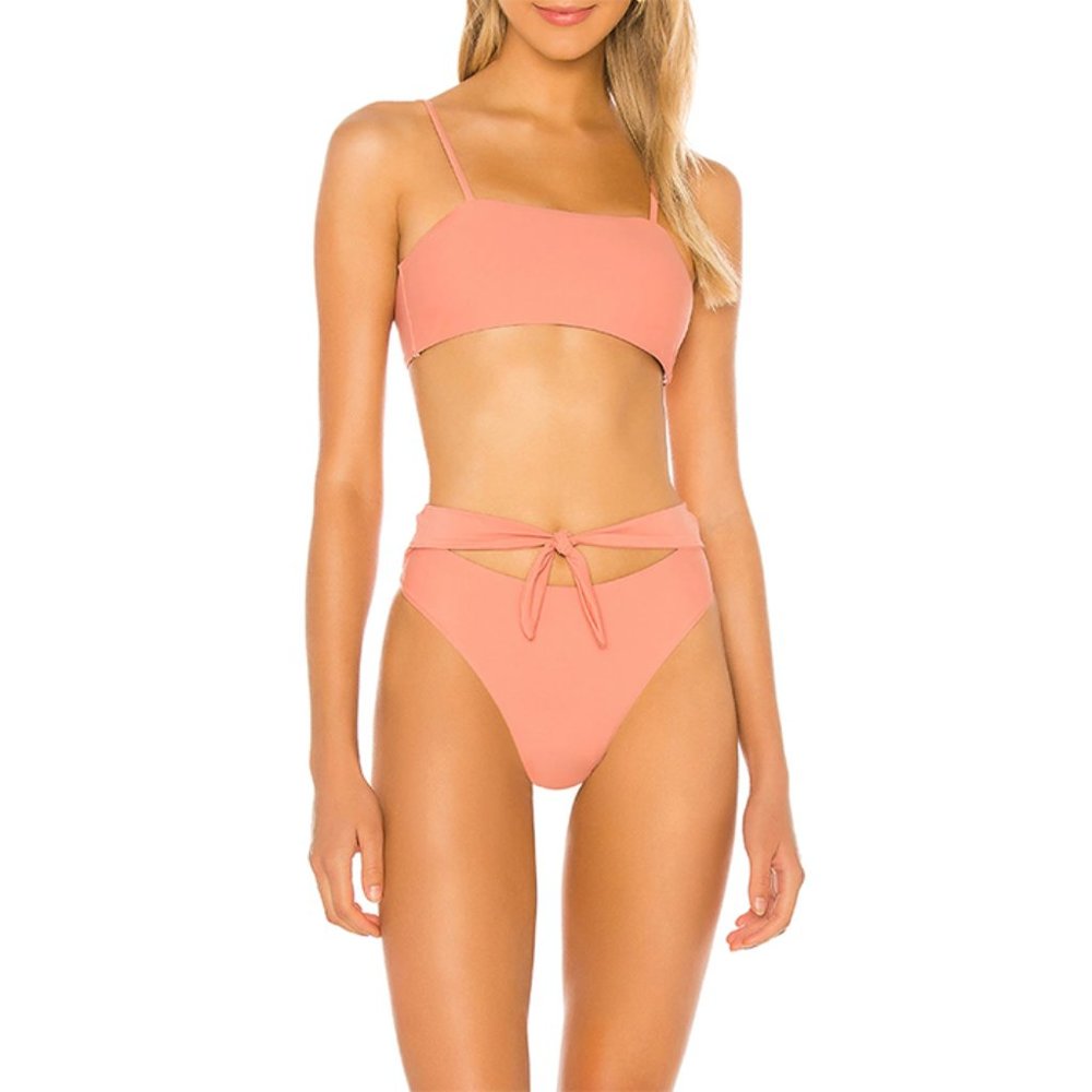 NWT superdown Katrina Bikini Bottom Swimsuit Rose